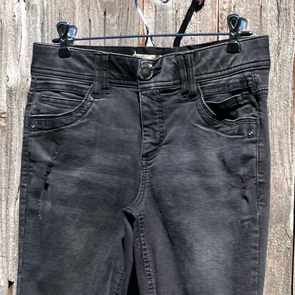 Democracy Ab technology black distressed skinny jeans size 6 - Picture 9 of 16